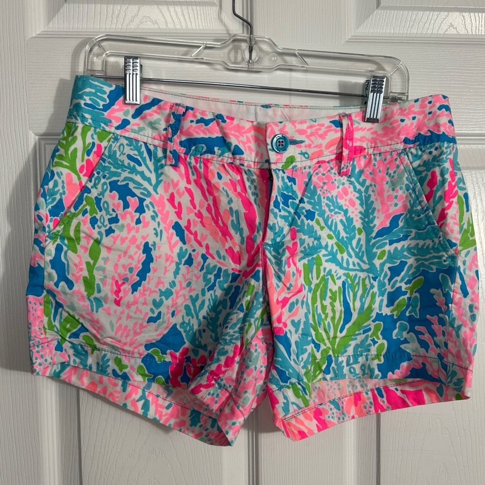 Lilly Pulitzer Pink, Blue & Green Printed Women’s Shorts